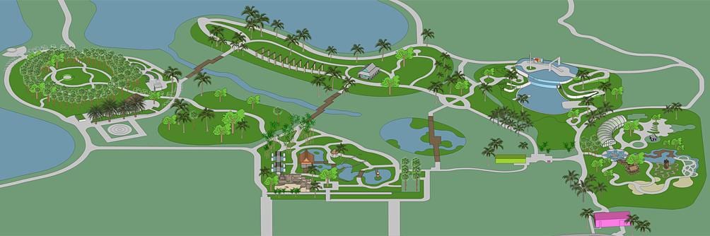 Kart over napoli botaniske hage