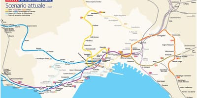 Kart over napoli t