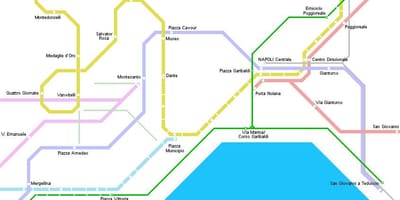 Kart over napoli trikk 