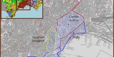 Kart over napoli sentrum